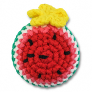 Gehäkelte Wassermelone Red-white-green