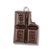 Resin Anhänger Schokolade Dark brown