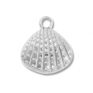 Stainless Steel - Rostfrei Stahl Anhänger Muschel Silver