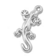 Stainless Steel - Rostfrei Stahl Anhänger Eidechse Silver