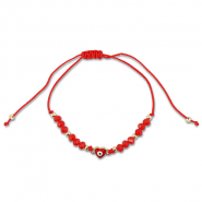 Trendy Armbänder Gemischte Perlen Red-gold