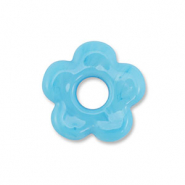 Glasperlen Blume Blue
