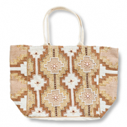 BY31® Strandtasche Beige-brown-gold