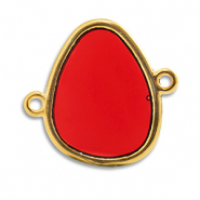 Metall Anhänger DQ Zwischenstück Red-Gold (Nickelfrei)