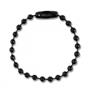 Farbiges Zubehör Ballchain mit Verschluss Black