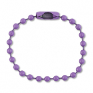 Farbiges Zubehör Ballchain mit Verschluss Purple