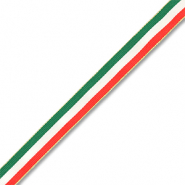 BY31® Schmuckband mit Italienisches Flaggenband Green-white-red-gold