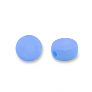Acryl Perlen Disc Blue