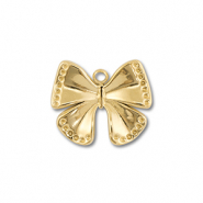 Stainless Steel - Rostfrei Stahl Anhänger Schmetterling Gold