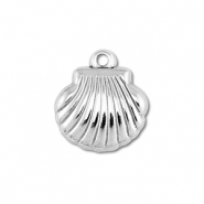 Stainless Steel - Rostfrei Stahl Anhänger Muschel Silver