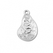 Stainless Steel - Rostfrei Stahl Anhänger Muschel Silver