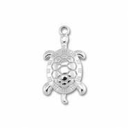 Stainless Steel - Rostfrei Stahl Anhänger Schildkröte Silver