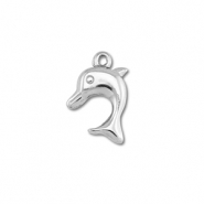 Stainless Steel - Rostfrei Stahl Anhänger Delfin Silver