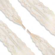 Trendy Schnürsenkel aus Spitze Beige