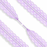 Trendy Schnürsenkel mit Herzkante Purple