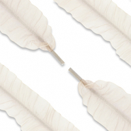 Trendy Schnürsenkel Organza Beige