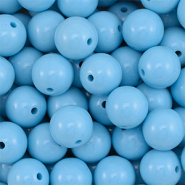 18 mm DQ Acrylperlen Blue