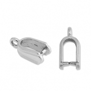 Stainless Steel - Rostfrei Stahl Schmuckzubehör Collierschlaufe für Anhänger Silver