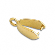Stainless Steel - Rostfrei Stahl Schmuckzubehör Collierschlaufe für Anhänger Gold
