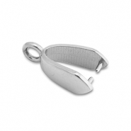 Stainless Steel - Rostfrei Stahl Schmuckzubehör Collierschlaufe für Anhänger Silver