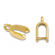 Stainless Steel - Rostfrei Stahl Schmuckzubehör Collierschlaufe für Anhänger Gold