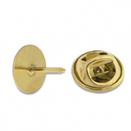 Stainless Steel - Rostfrei Stahl Schmuckzubehör für Pins Gold