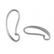 Stainless Steel - Rostfrei Stahl Schmuckzubehör Ohrringe / Ohrhänger Silver