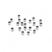 Stainless Steel - Rostfrei Stahl Perlen Tube 3mm Silver