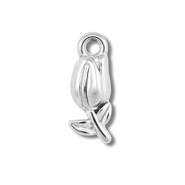 Stainless Steel - Rostfrei Stahl Anhänger Tulpe Silver