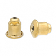 Stainless Steel - Rostfreiem Stahl Schmuckzubehör Ohrring Verschluss Gold