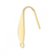 Stainless Steel - Rostfrei Stahl Schmuckzubehör Ohrringe / Ohrhänger mit Öse Gold