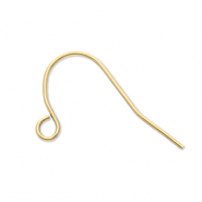 Stainless Steel - Rostfrei Stahl Schmuckzubehör Ohrringe / Ohrhänger mit Öse Gold