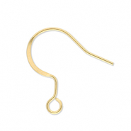 Stainless Steel - Rostfrei Stahl Schmuckzubehör Ohrringe / Ohrhänger mit Öse Gold