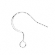 Stainless Steel - Rostfrei Stahl Schmuckzubehör Ohrringe / Ohrhänger mit Öse Silver