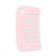 Statement-Anh&auml;nger Kamm Light pink