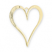 Statement-Anhänger Herz Gold