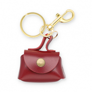Schlüsselanhänger Handtasche Rust red-gold