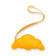 Statement-Anhänger Croissant Yellow orange
