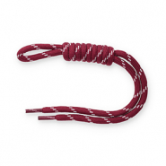 Schlüsselanhänger Paracord Rust red-white