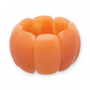 Resin-Armbänder Flame orange