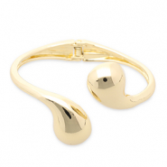 Metallarmbänder Tropfenform Gold