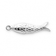 Stainless Steel - Rostfrei Stahl Anhänger Fisch Silver