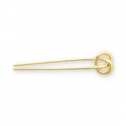 Haarschmuck Französische Haarnadel Knoten Gold