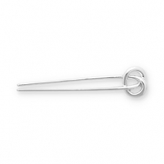 Haarschmuck Französische Haarnadel Knoten Silver