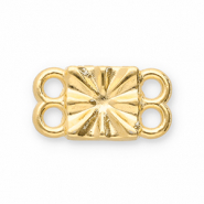 Metall Anhänger DQ Zwischenstück Gold (Nickelfrei)