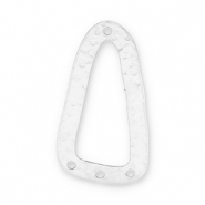 Eco-brass® Metall Anhänger DQ Zwischenstück Antik silber (Nickelfrei)