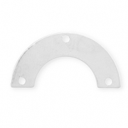 Eco-brass® Metall Anhänger DQ Zwischenstück Antik silber (Nickelfrei)