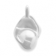 Metall Anhänger DQ Irregular Antik silber (Nickelfrei)