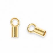 Eco-brass® Metall Zubehör DQ Endkappe Gold (Nickelfrei)