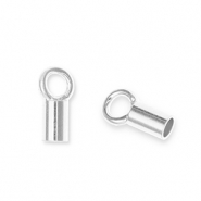 Eco-brass® Metall Zubehör DQ Endkappe Antik silber (Nickelfrei)